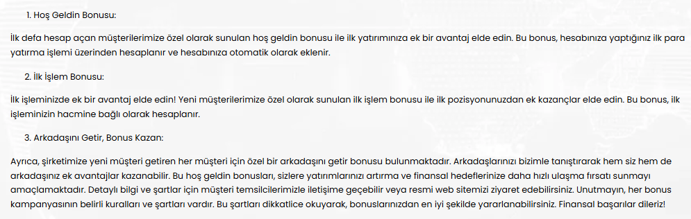 destek global bonus