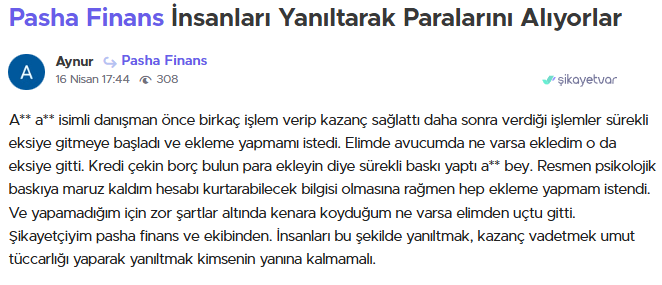 pasha finans