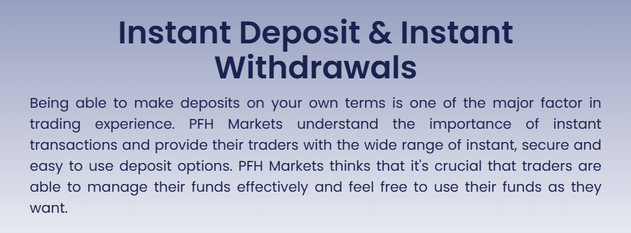 pfh markets ödeme yöntemleri