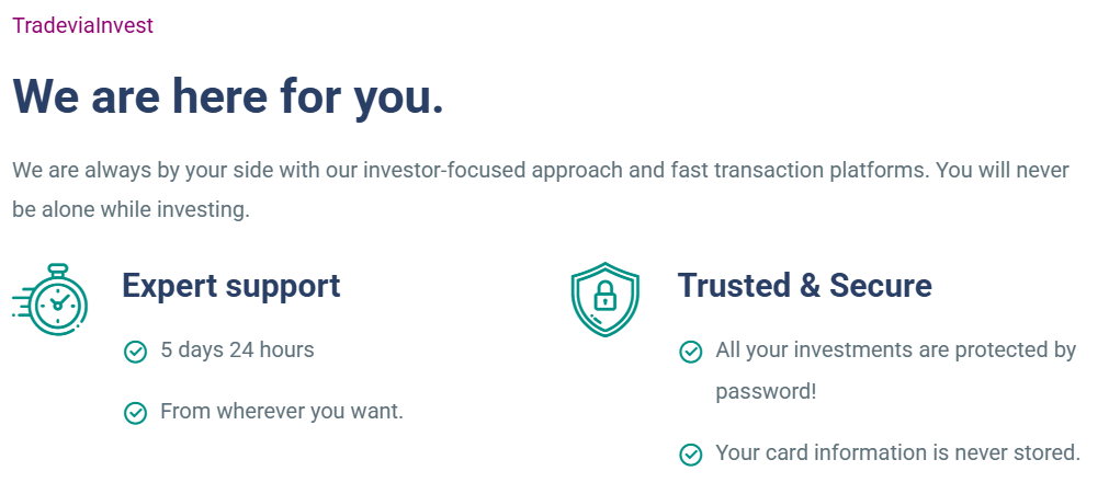 trade via invest hesap türleri