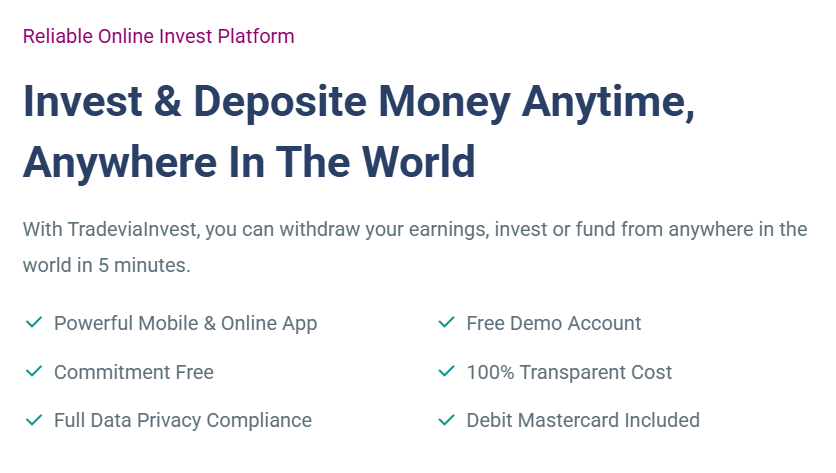 trade via invest ödeme yöntemleri